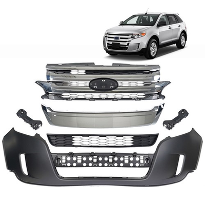 #ad Front Bumper Cover Grille For 2011 2014 Ford Edge Complete Grill Assembly Primed $195.99