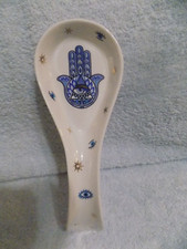Hasma Hand Spoon Rest (The Hand Of God) Evil Eye New No Box