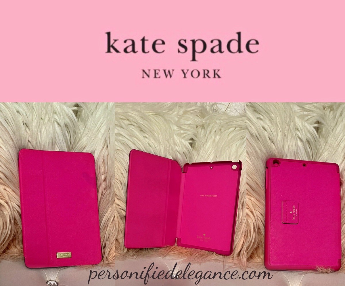 kate spade NEW YORK - katespade iPad mini♡ Kate Spade Leather Pink iPad Mini 2 Smart Cover Case | eBay