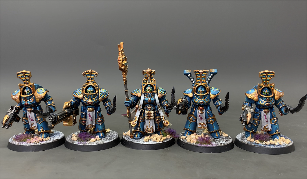 ゲームキャラクター WARHAMMER 40k Scarab Terminators 5 Warhammer 40k - Thousand Sons - Scarab Occult Terminators