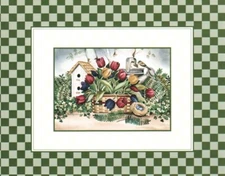 Spring Hat Tulips Birdhouse Garden Laurie Korsgaden Blank Note Cards - Set of 4