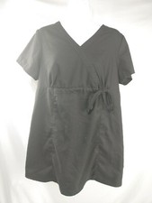 GREY  S ANATOMY Barco Women  s Scrub Black Top Size Medium
