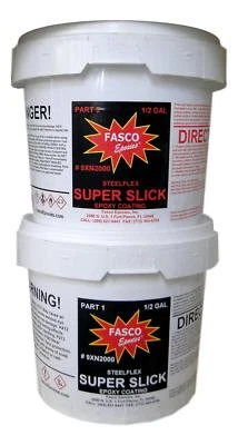 FASCO EPOXIES Super Slick 2000 Epoxy Bottom Coating for Airboats, Jet Ski's, Etc.: Gallon Kit