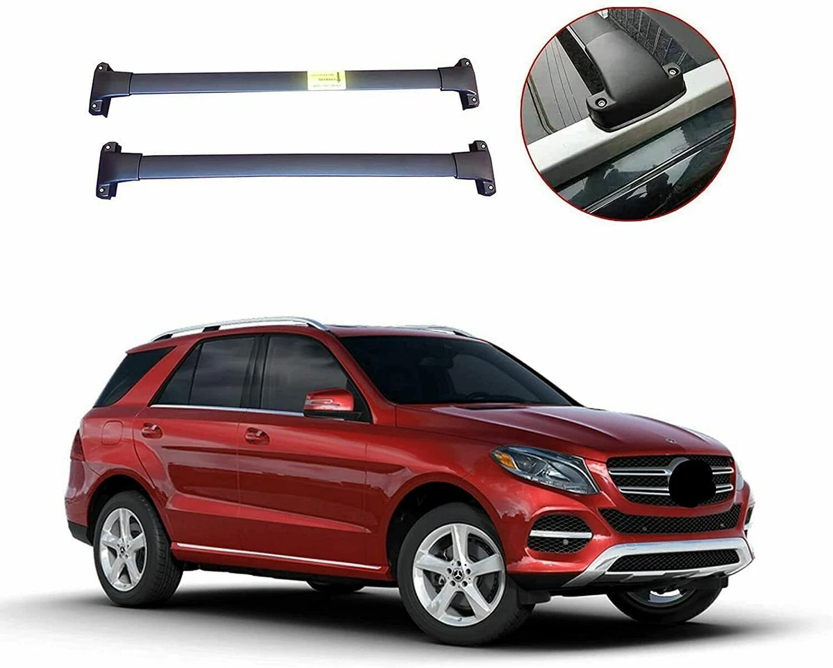 Crossbars Fits 2013 2019 Mercedes Benz GLE Raise Roof Rack Roof Rail Cross bar