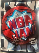 TIM KITZROW NBA JAM AUT0GRAPH SIGNED  8X10 PHOTO BECKETT BAS BOOM SHAKA LAKA D2