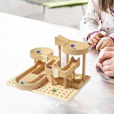 DIY Holzbahn Murmelbahn Murmelbahn Hobbys Spielzeug Brainteaser DIY Bauen