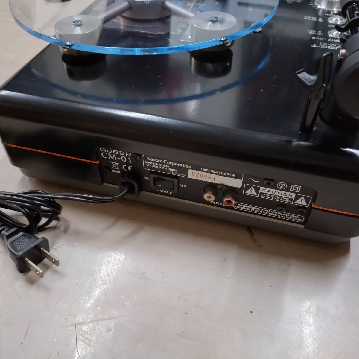 VESTAX GUBER CUBE-T CM-01 ジャンク