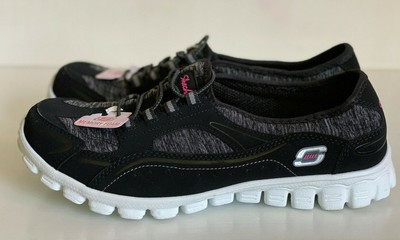 SKECHERS CHARCOAL BLACK MEMORY FOAM 