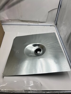 (QTY 12) Oatey 11921 Galvanized No-Calk Roof Flashing 18''X18'' Base NC-1in Pipe