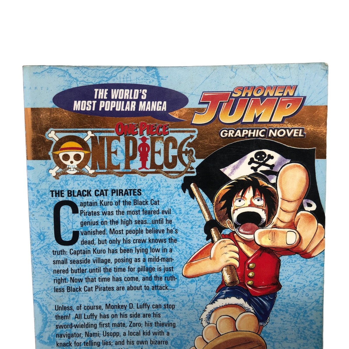 【Foil】山賊の頭の間　英語　初版foil One Piece Vol 4 Gold Foil Cover First Print Manga English The