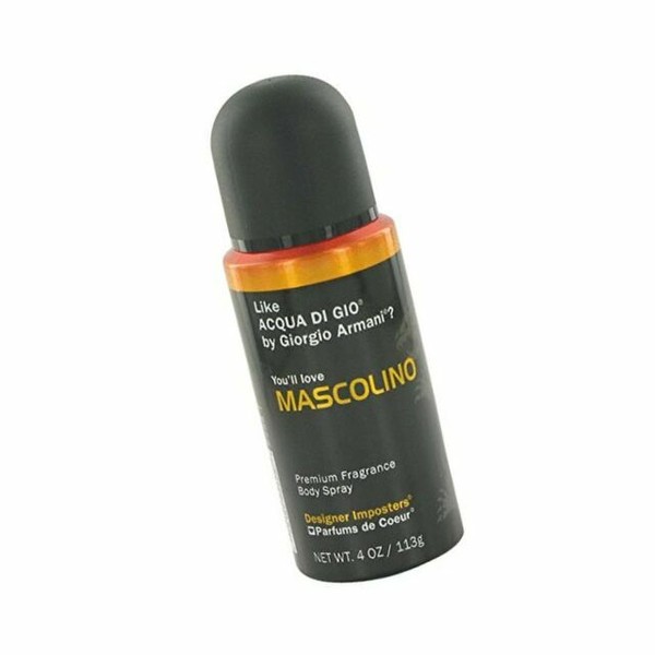 DESIGNER Imposters MASCOLINO by Parfums De Coeur for Men 4 Oz Body