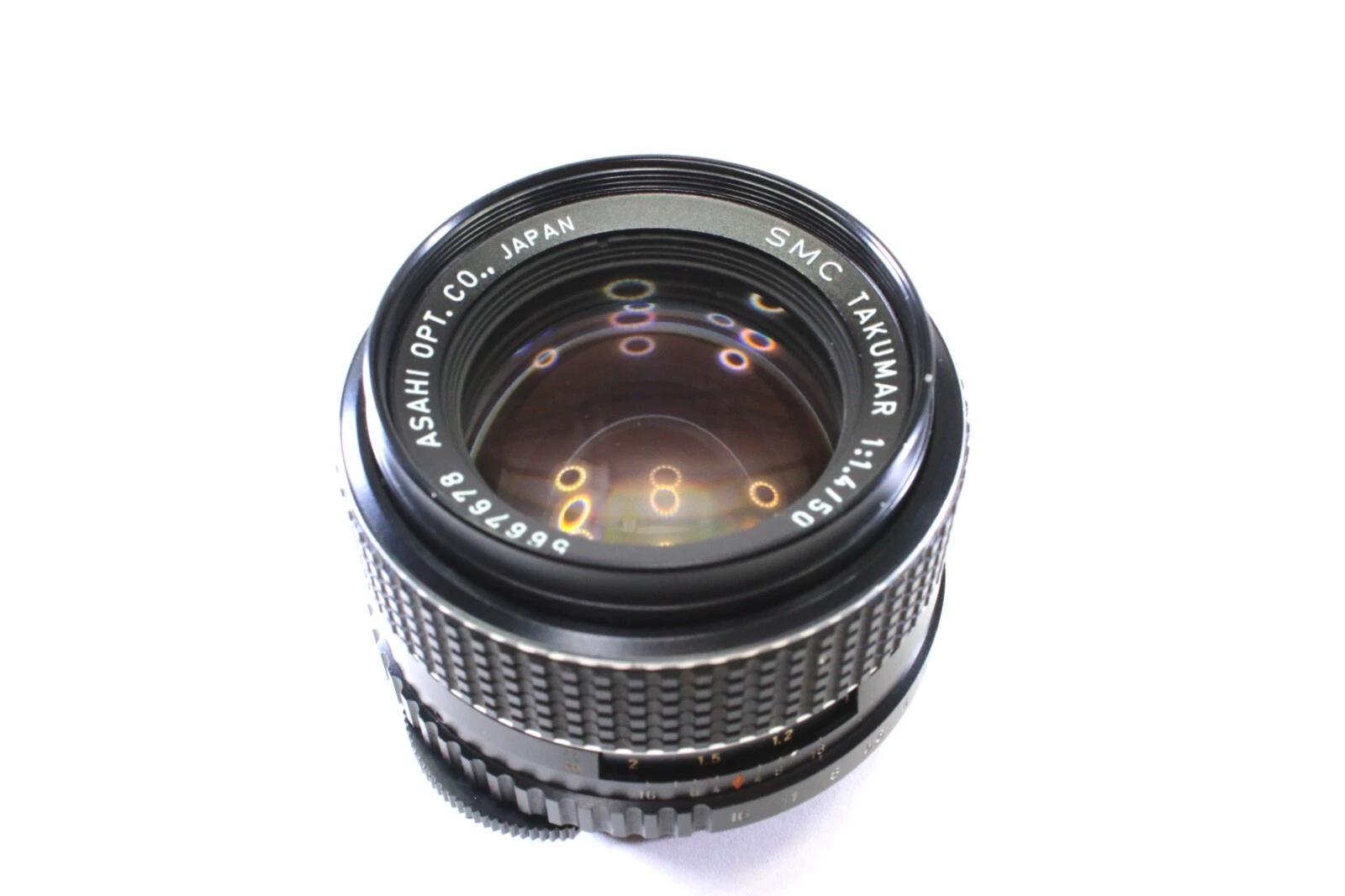 Asahi Pentax SMC Takumar 50mm F1.4 Standard Lens M42 Screw Mount F
