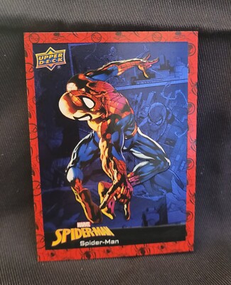 2024 Upper Deck Marvel Spiderman PARALLEL BLUE FOIL Complete Your Set