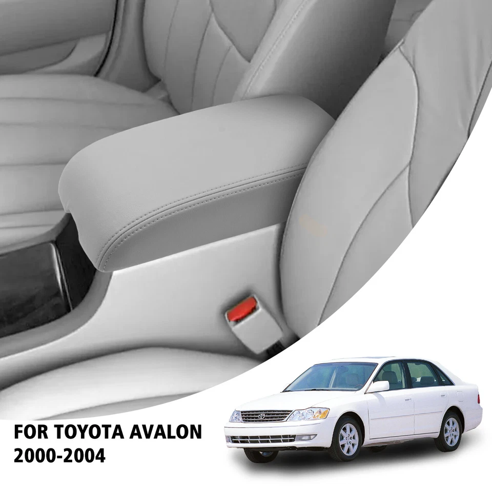 Se adapta a Toyota Avalon 2000-2004 cuero consola central tapa reposabrazos cubierta gris Foto 2 de 4