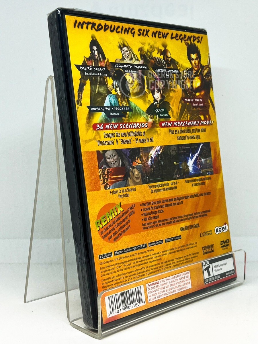 Samurai Warriors 2 - Xtreme Legends - PS2 - Brand New
