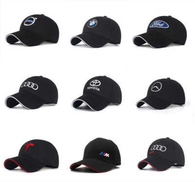 Trucker Car Baseball Cap Adjustable Sun Hat Outdoor Sport Golf Beach Hat Black