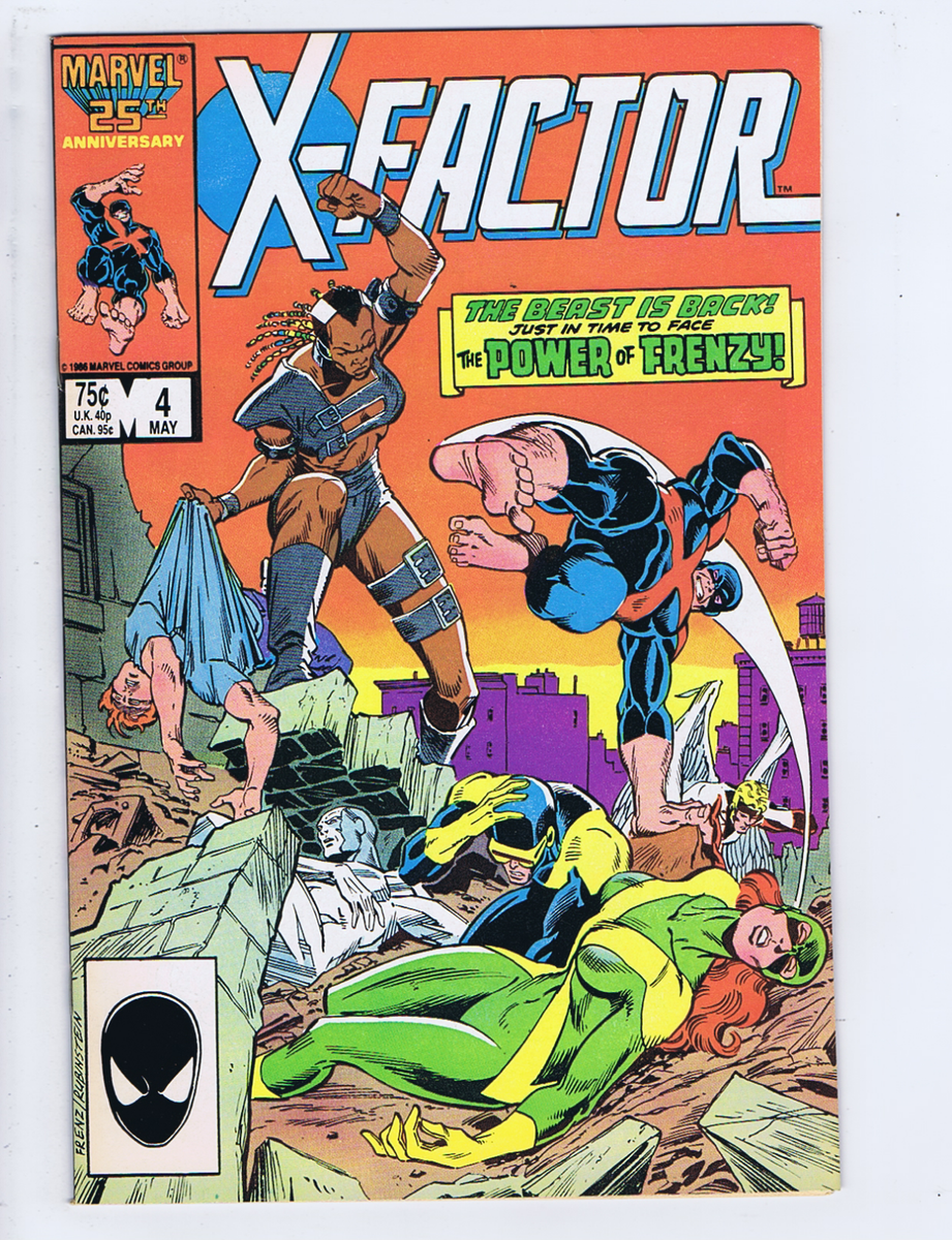 X-Factor #4 Marvel 1986 The Power of Frenzy ! | eBay