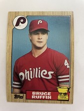 1987 Topps Bruce Ruffin All-Star Rookie RC Gold Cup #499 NM-MINT