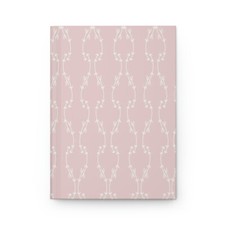 Pink Pattern Hardcover Journal Matte