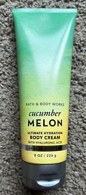BATH & BODY WORKS CUCUMBER    ULTIMATE HYDRATION BODY CREAM 8 OZ