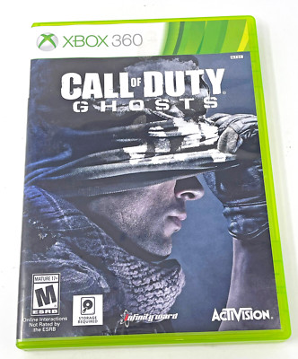 Call of Duty: Ghosts (Microsoft Xbox 360, 2013) 2 Disc Set Used Tested Works