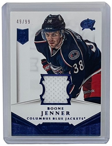 Boone Jenner 2013-14 Panini Dominion Authentic Material Jersey /99 Rookie #D-BJE - Picture 1 of 2