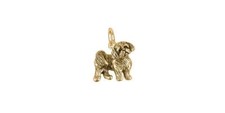 Shih Tzu Jewelry 14k Gold Handmade Shih Tzu Charm SZ21R-CG