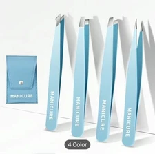 EYEBROW KIT REMOVER.PROFESSIONAL. COLOR BLUE. STAINLESS STEEL