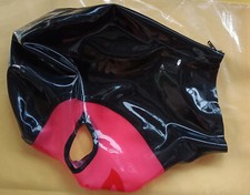Latex Hood Drama Theatrical Rubber Mask Cosplay Club Wear Costume Handmade BDSM