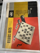 Vintage HUDSON PHOTOGRAPHIC IND. 2-1/4 x 2-1/4  Illuminated Slide Sorter 1962