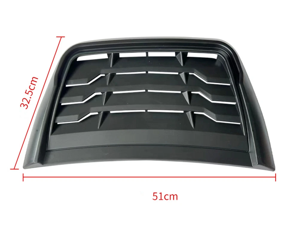Car Hood Vent Bonnet Scoop Louver Scoop Cover Air Flow Intake Decoration - Image 2 of 4