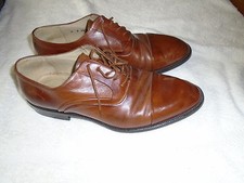 Men's Johnston  Murphy Brown Leather Cap Toe Shoes-9M