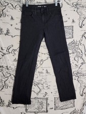 Old Navy Straight Built-In Flex Jeans Boys Size 10 Black Adjustable Waist