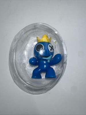Rainbow Friends Blue Miniature Figure PhatMojo 2.25'' X Eye Yellow Crown