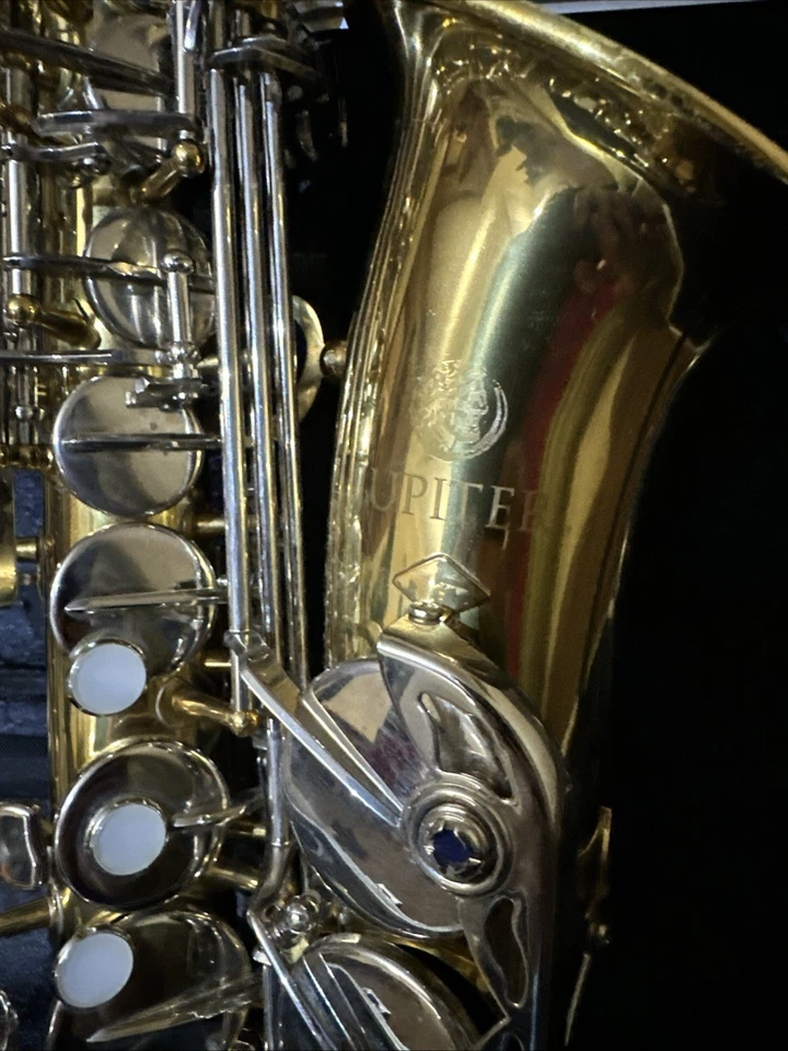 Jupiter JAS710 Alto Saxophone Student Model with Case From Japan Used Good - Image 4 of 4