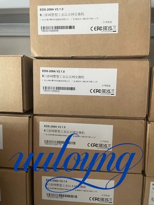 1PC New MOXA EDS-208A 8-Port Unmanaged Industrial Ethernet Switch In Stock