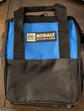 Kobalt 24V Heavy Duty Zippered Tool Bag 10"x6"x12" w/ Multibuy Discount Up T 40%
