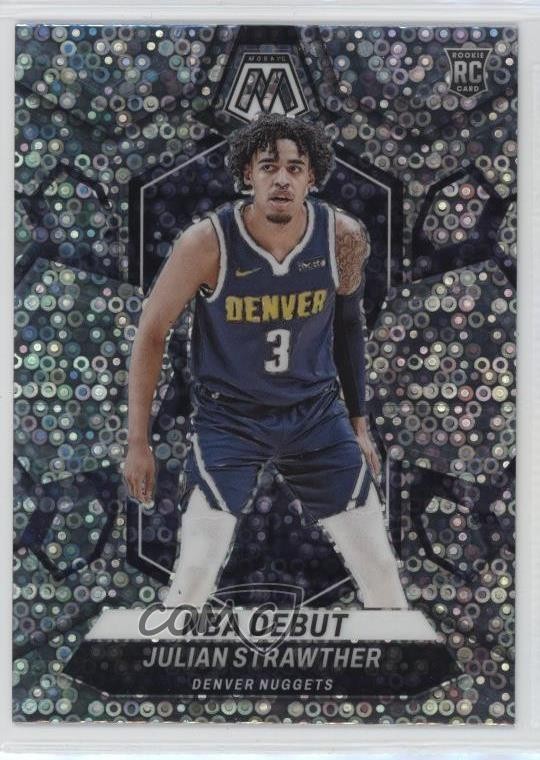 2023-24 Mosaic NBA Debut Fast Break Silver Prizm Julian Strawther Rookie RC 1an9