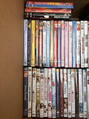 Lot of 142 DVD & Blu-Ray Movies Mixed Genre Action Comedy Romance