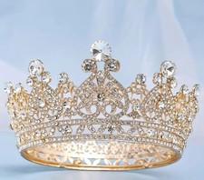 Princess Crown, Costume Tiara for Women - Vofler Rose Gold Quincea era.