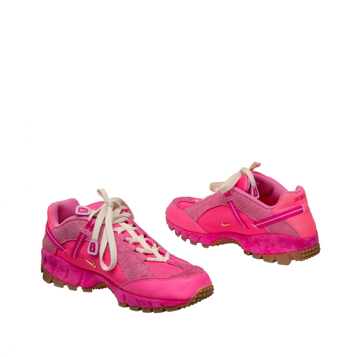 Nike x Jacquemus Air Humara LX Pink Suede Mesh Sneakers Women's 8