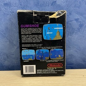 Gumshoe Nintendo NES PAL A ITA Italiano COMPLETO Mattel Con Manuale