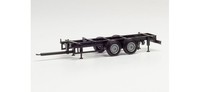 Herpa 085274 - 1/87 Teileservice Fahrgestell Tandem-Anhä. FüR 7,82M Wechselaufb.