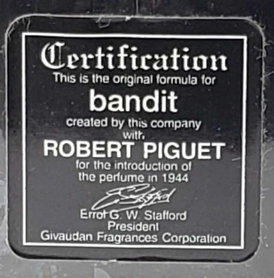 ¡Sellado! ~ BANDIT de ROBERT PIGUET ~ Eau de Parfum EDP Spray Perfume ~ 1.7 OZ Foto 3 de 4