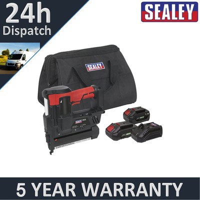 Sealey SV20 Serie Akku Nagel/Tacker Set 18G 20V 2 Akkus CP20VNGKIT