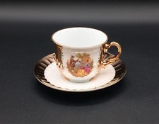 Antica Tazzina In Fine Porcellana Ed Oro Zecchino 22k Bavaria Germany