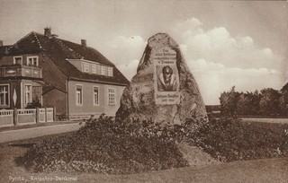 PYRITZ PYRZYCE POMERANIA KNIPSTRO MONUMENT 1933