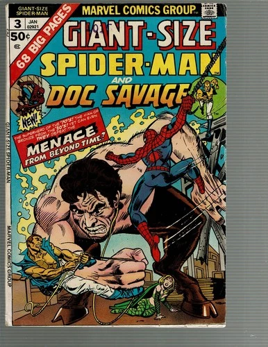 Giant-Size Spider-Man 3 Spider-Man and Doc Savage F+