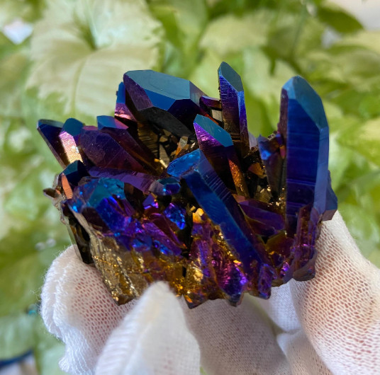 Titanium Crystal Blue Color  Home Decor  Housewarming, Healing Crystal Gifts