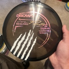Paul McBeth Discraft 5X Claws Zone 173-174g Silver Holo Claws AUTOGRAPH SIGNED!!
